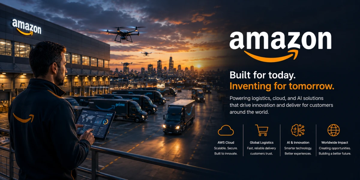 Amazon använder AI inom logistik, interna system och automatiserade arbetsprocesser.
