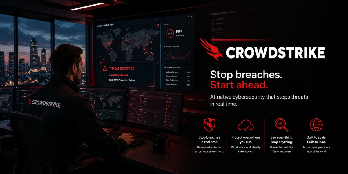 CrowdStrike använder AI inom cybersäkerhet och hotdetektering.