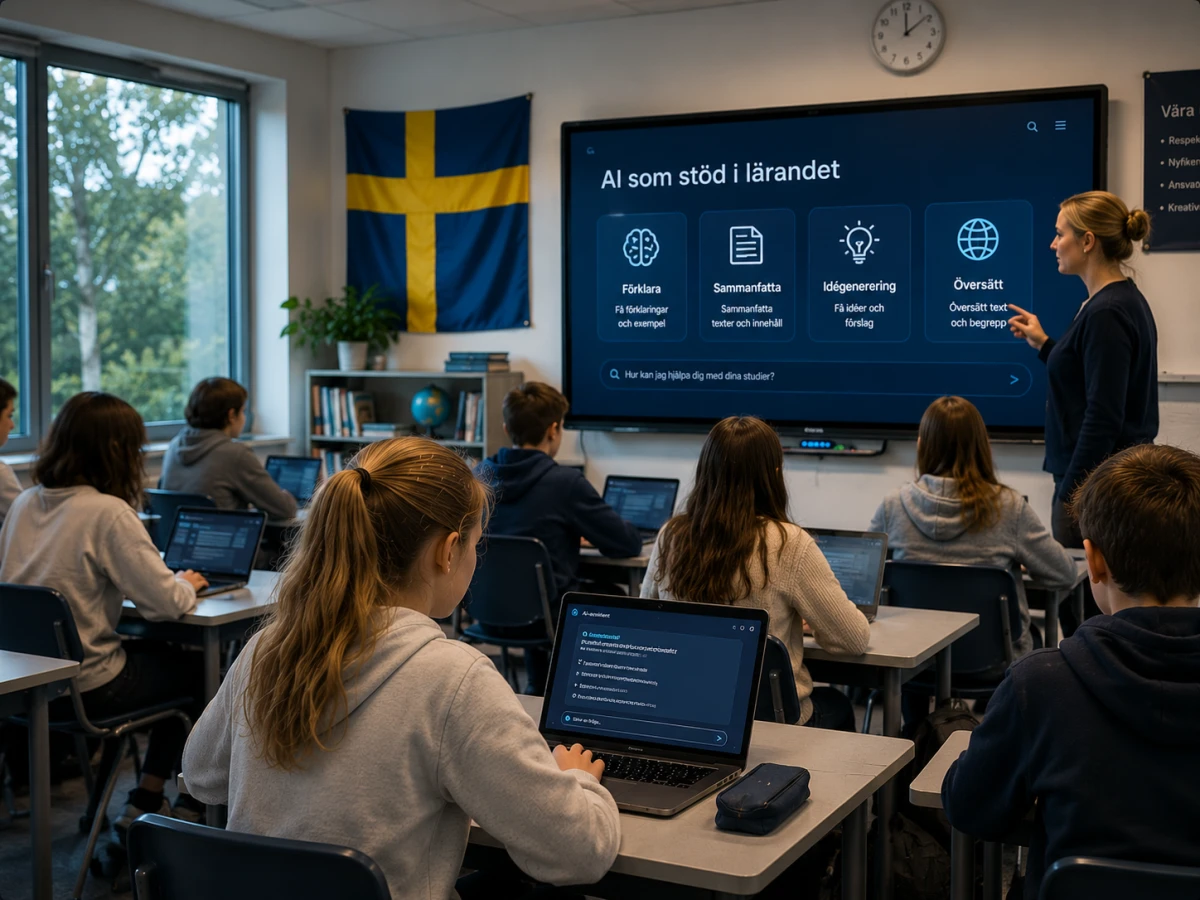 AI används allt mer i svenska skolor – nya möjligheter och utmaningar för utbildningen