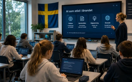 AI används allt mer i svenska skolor – nya möjligheter och utmaningar för utbildningen