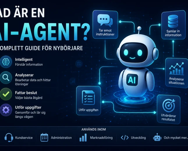 Vad är en AI-agent? En komplett guide för nybörjare