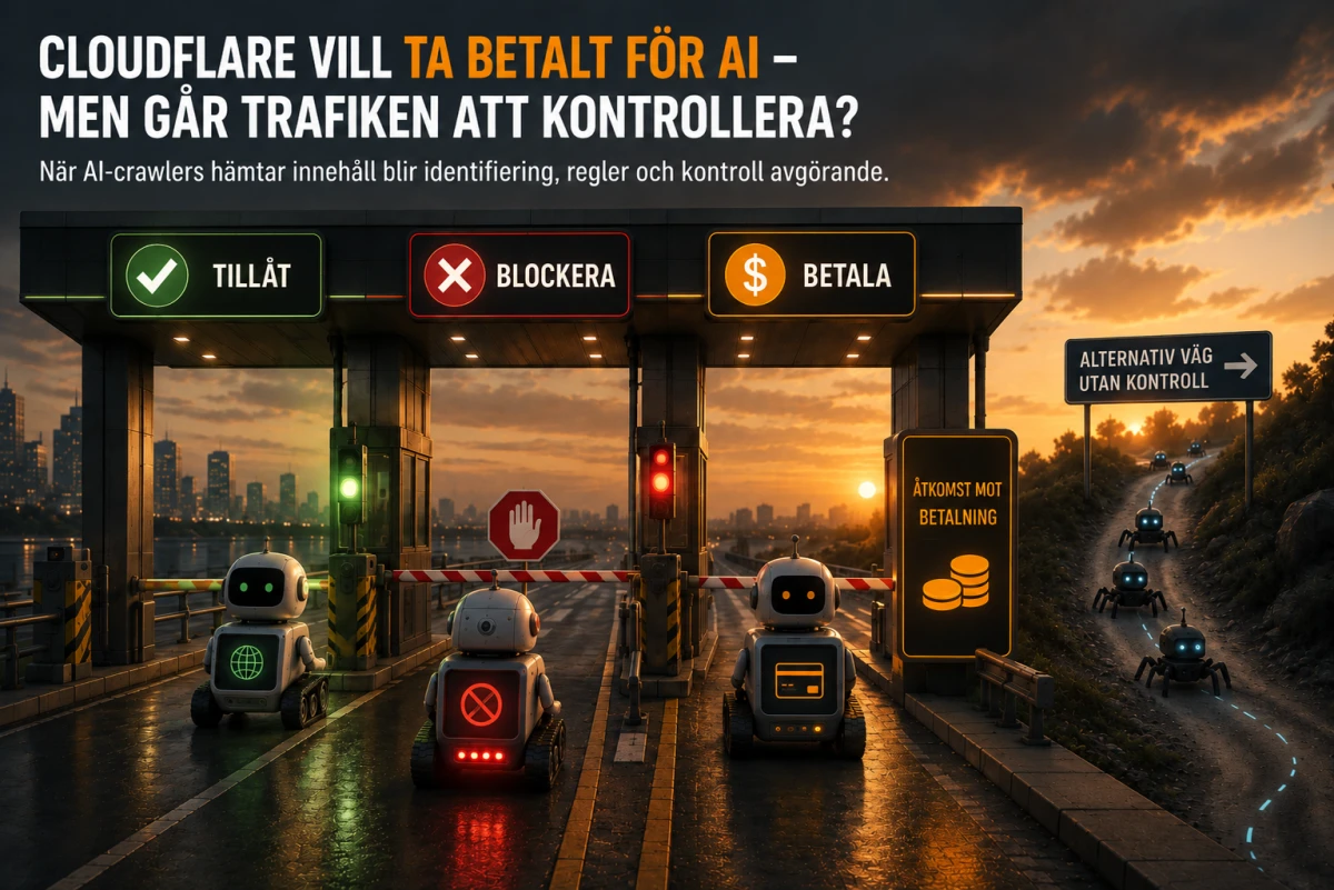 Kontrollstation för AI-crawlers med val att tillåta, blockera eller ta betalt för åtkomst till innehåll