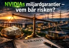Balansvåg med kapital och AI-infrastruktur bredvid ett garantidokument.