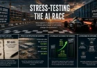 Editorial infographic illustrating the AI infrastructure race between Ohio’s long-term PORTS-Pike buildout and SpaceX/xAI’s faster compute expansion.