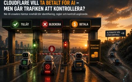 Kontrollstation för AI-crawlers med val att tillåta, blockera eller ta betalt för åtkomst till innehåll