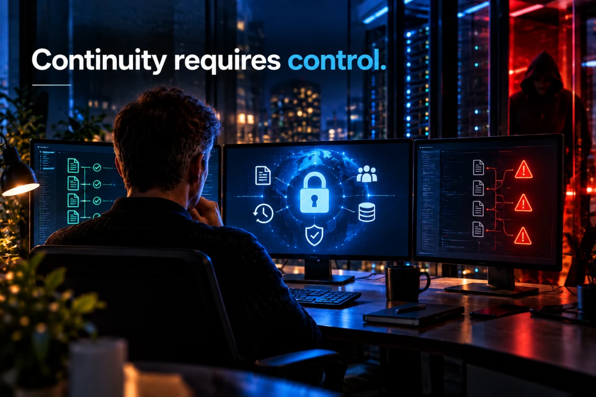AI security focused on permissions, state and traceability.