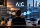 AI continuity illustrated as a controlled handover between a previous session and a new environment.