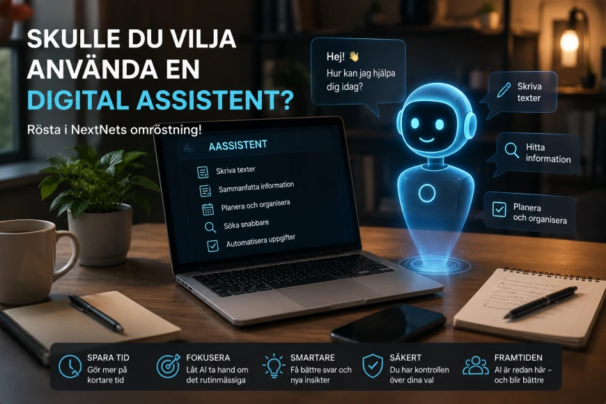 Skulle du vilja använda en digital assistent i vardagen?